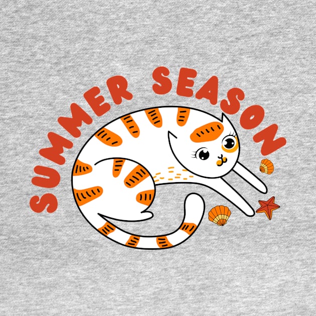 Summer season cat by LadyAga